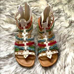 Colorful Egyptian sandals